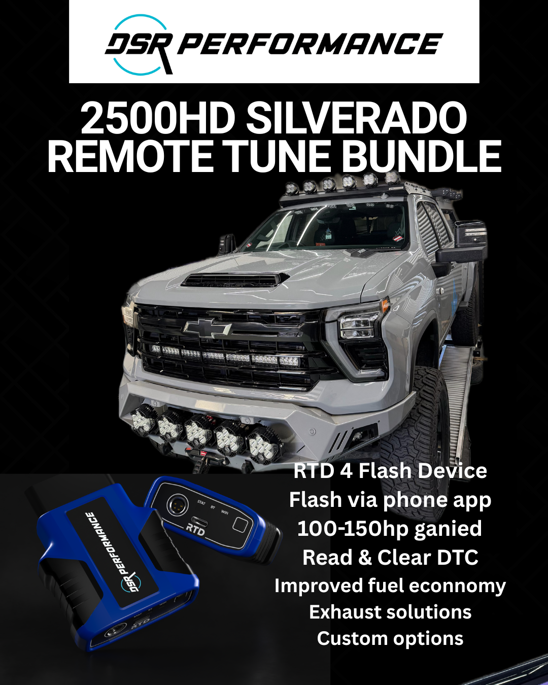 Chevy Silverado 2500HD L5P Duramax Remote Tune Bundle