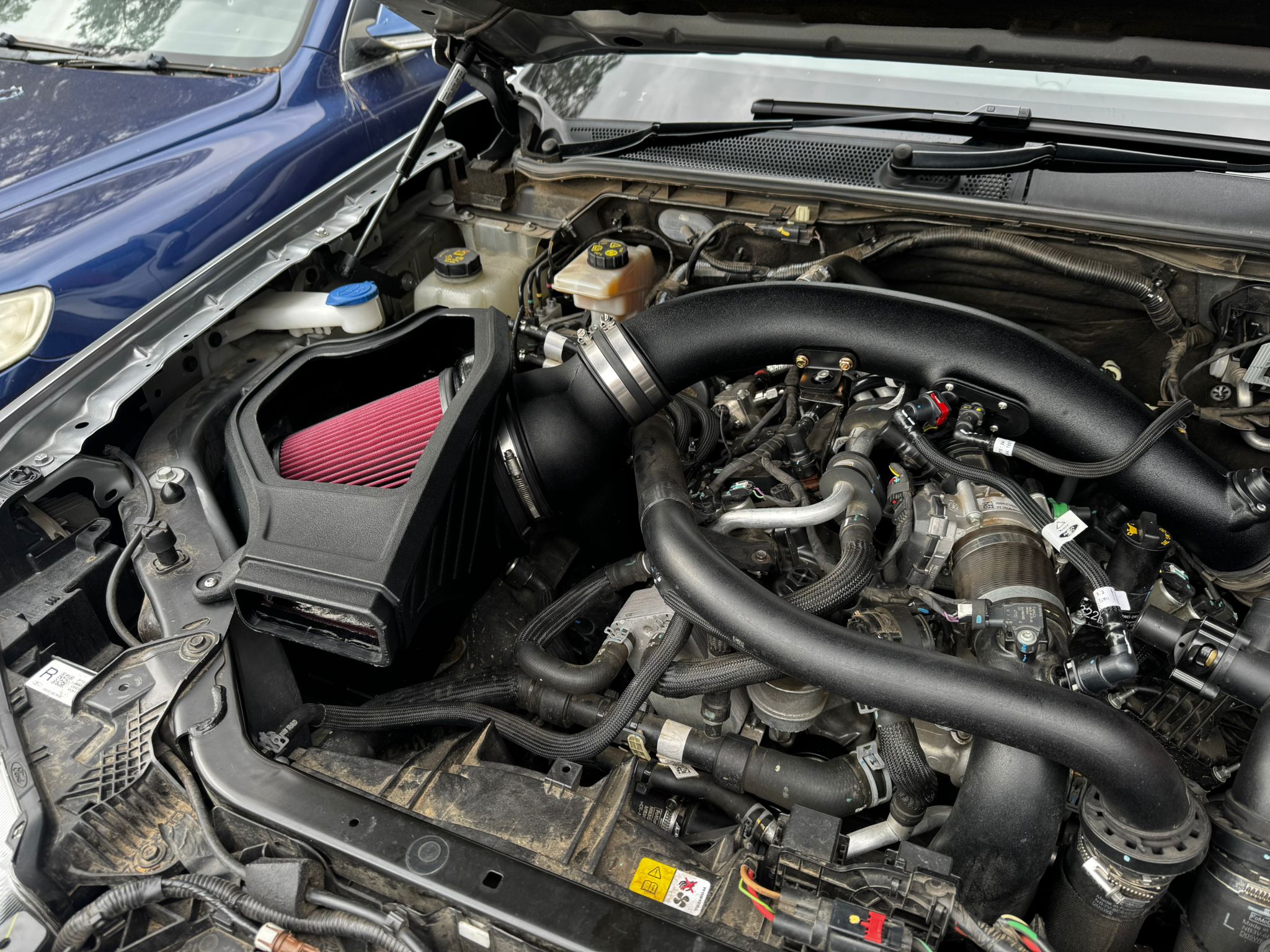 S&B Next Gen Ranger Raptor Cold Air Intake with crossover