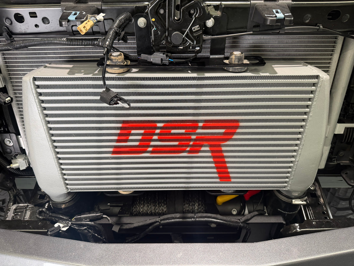 DSR F150 high mount Stage 2 Intercooler winch friendly